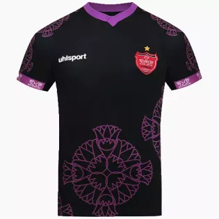 خرید لباس دوم زنانه پرسپولیس 2021 گل اناری